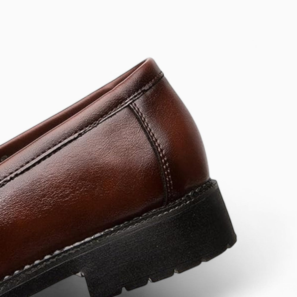 Men's Dress Loafers in Genuine Leather