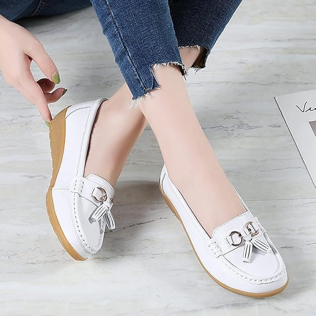 Soft Genuine Leather Loafers for Women