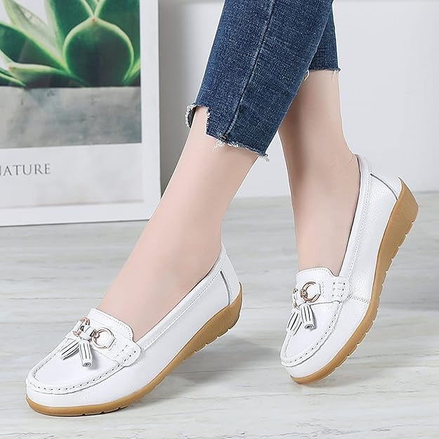 Soft Genuine Leather Loafers for Women