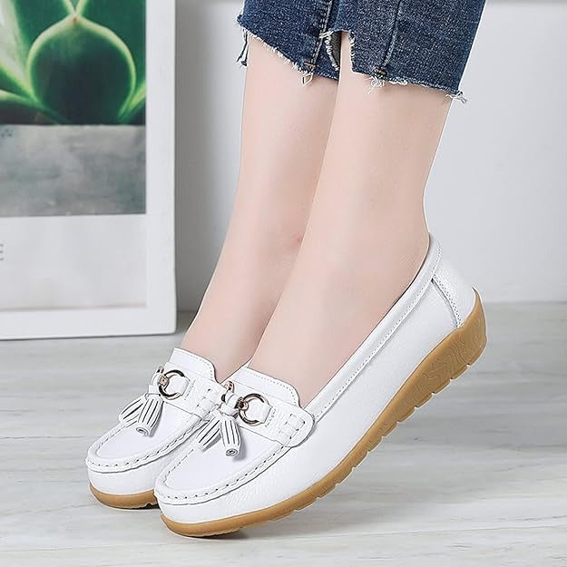 Soft Genuine Leather Loafers for Women