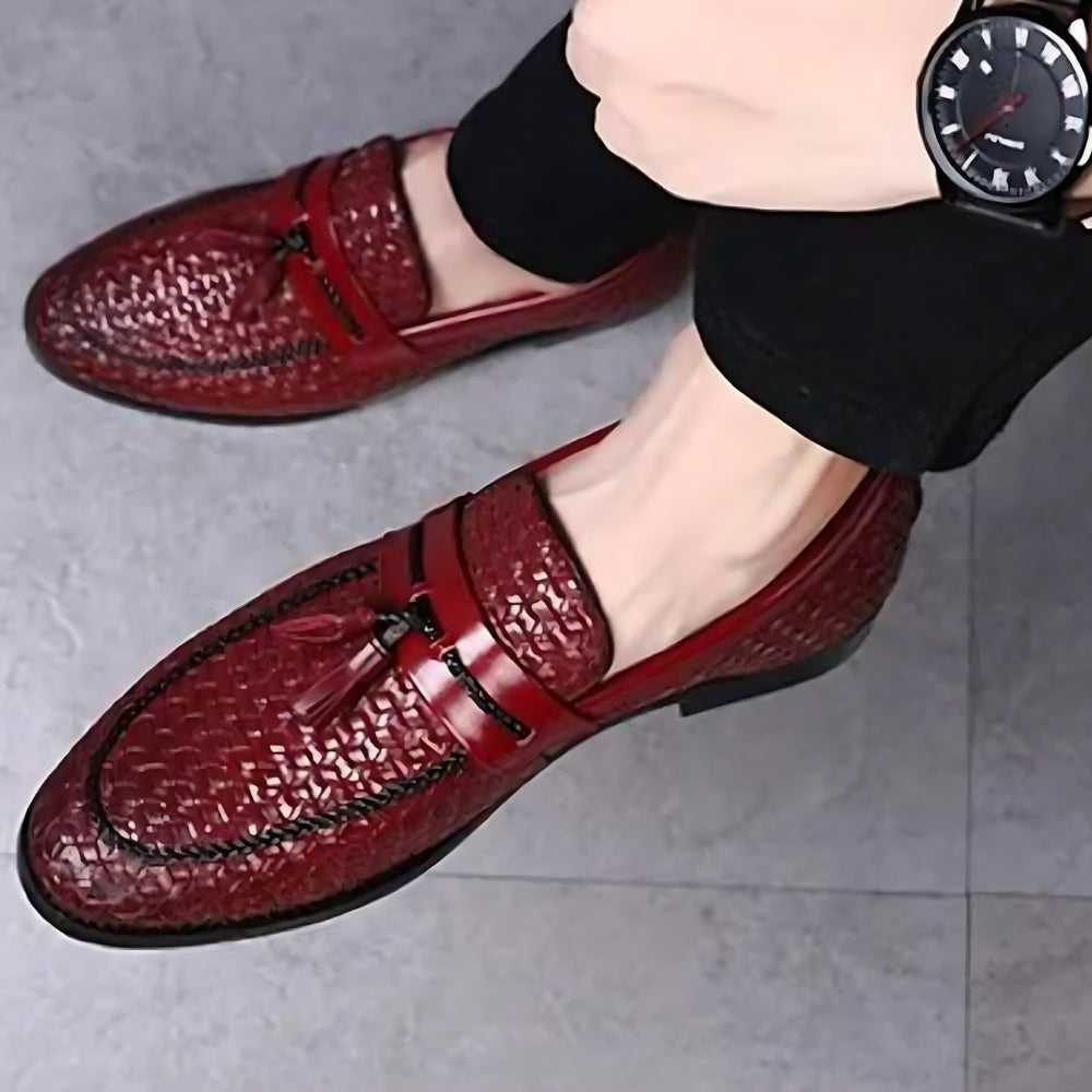 Vintage Loafers with Coloured Tassels