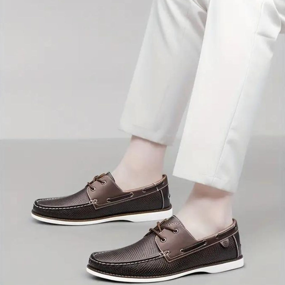 Men’s Suede Boat Style Loafers