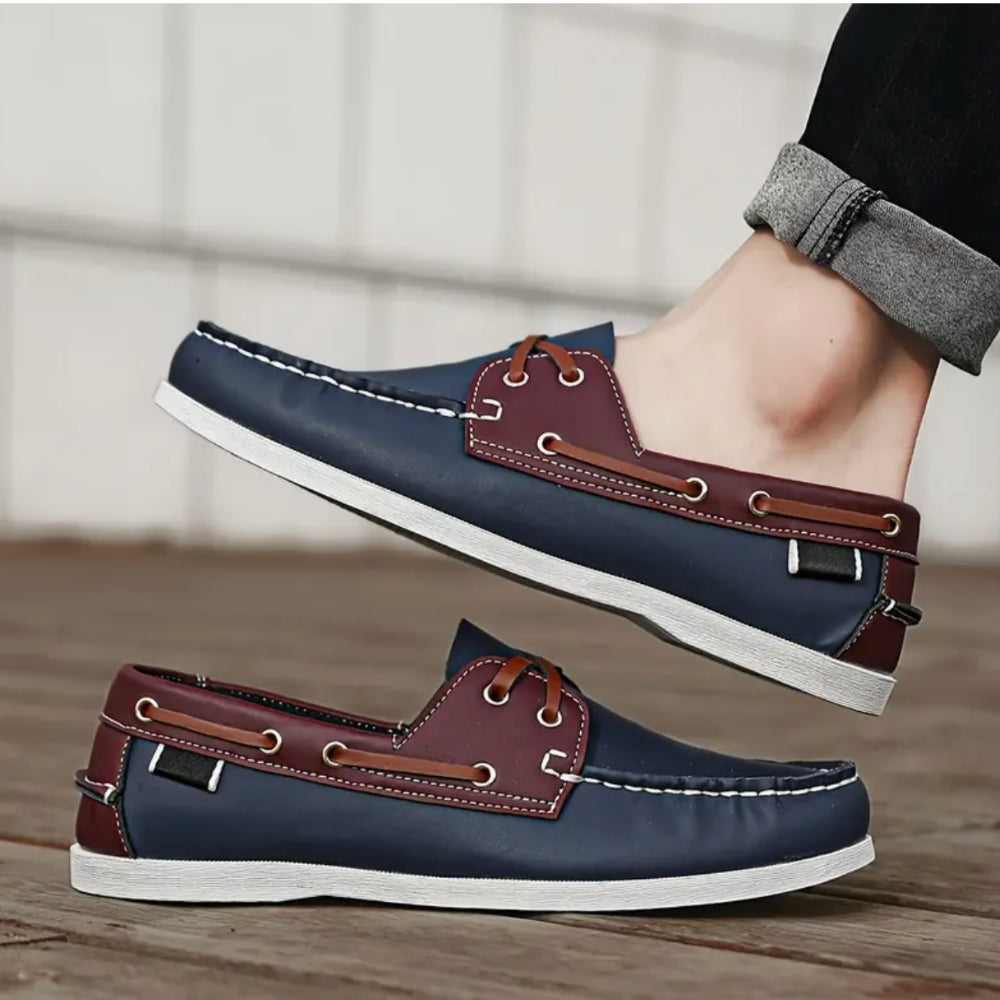 Trendy Soft Synthetic Leather Loafers for Men