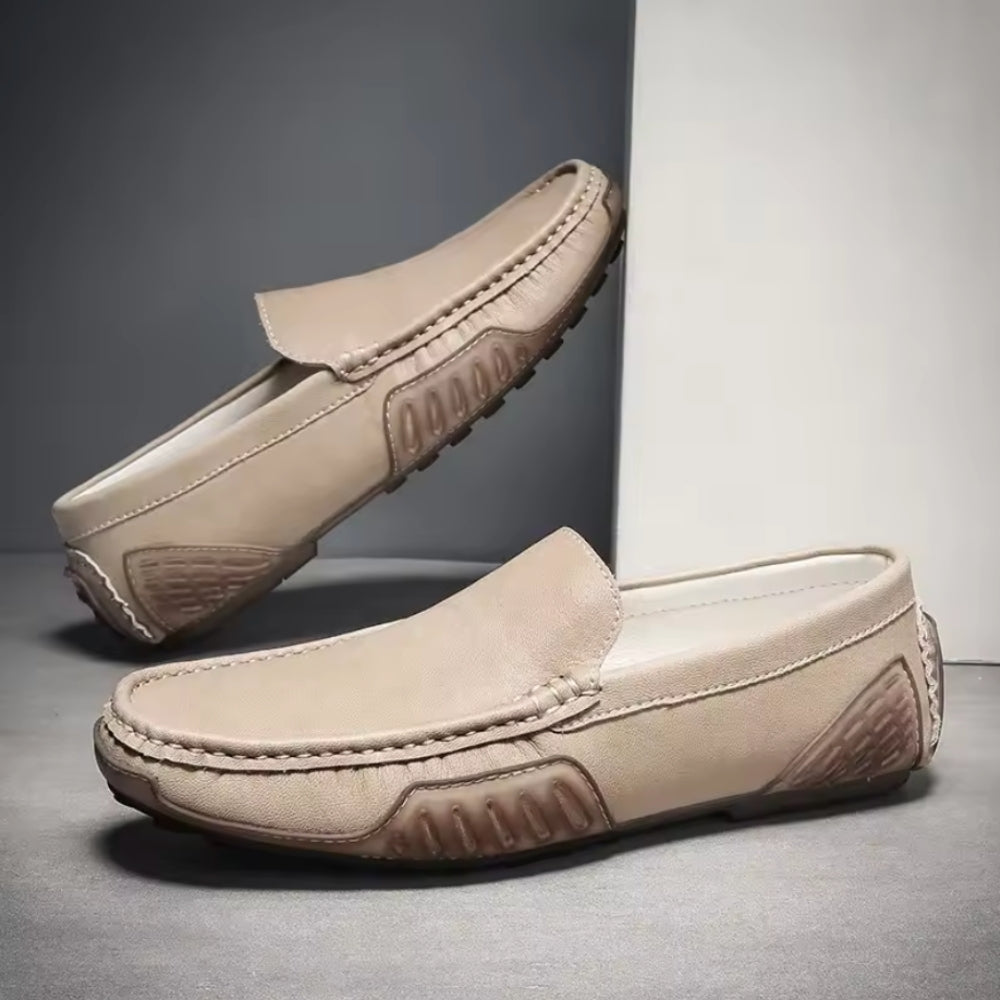 Soft Synthetic Leather Loafers for Men