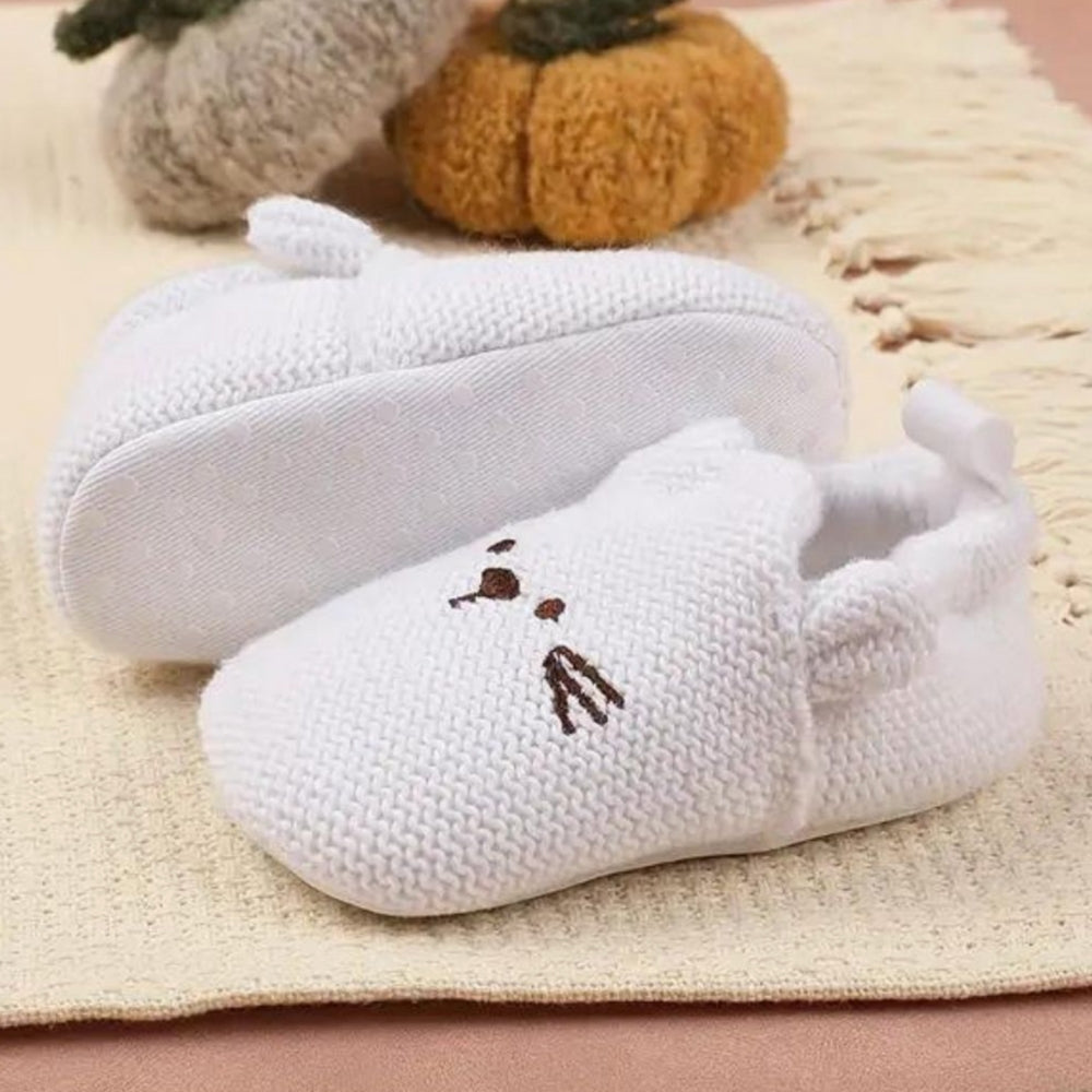 Soft Loafers with Kitten Pattern for Baby Girl