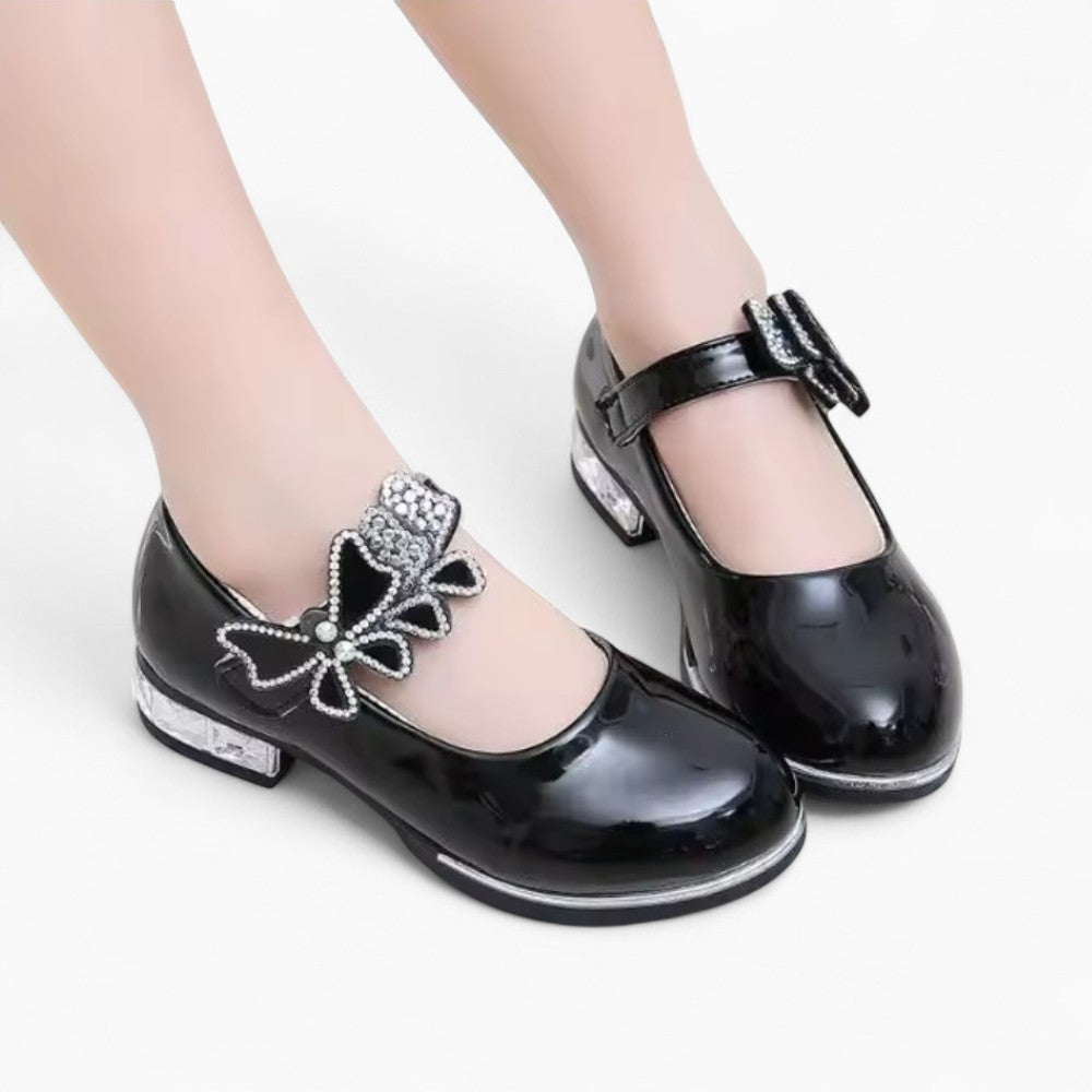 Solid Leather Loafers for Girls