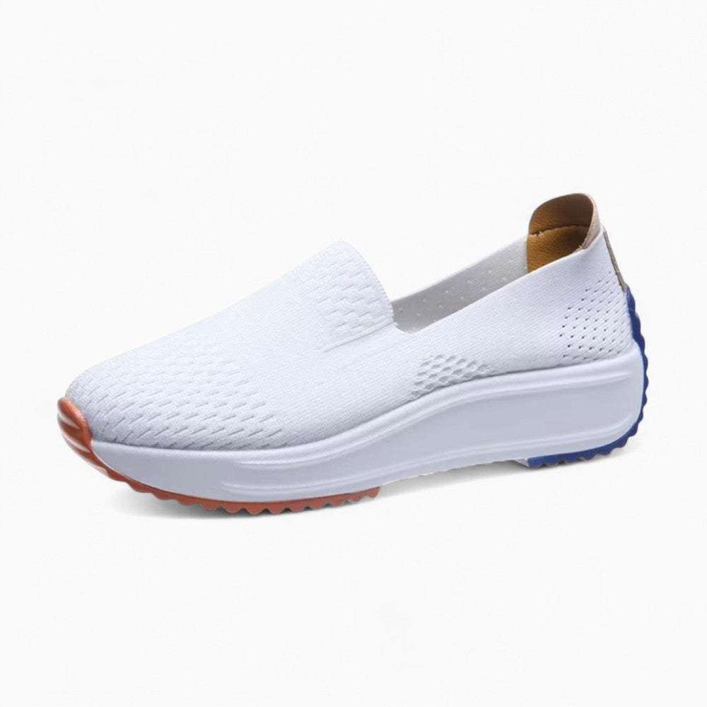 Breathable Wedge Sole Loafers