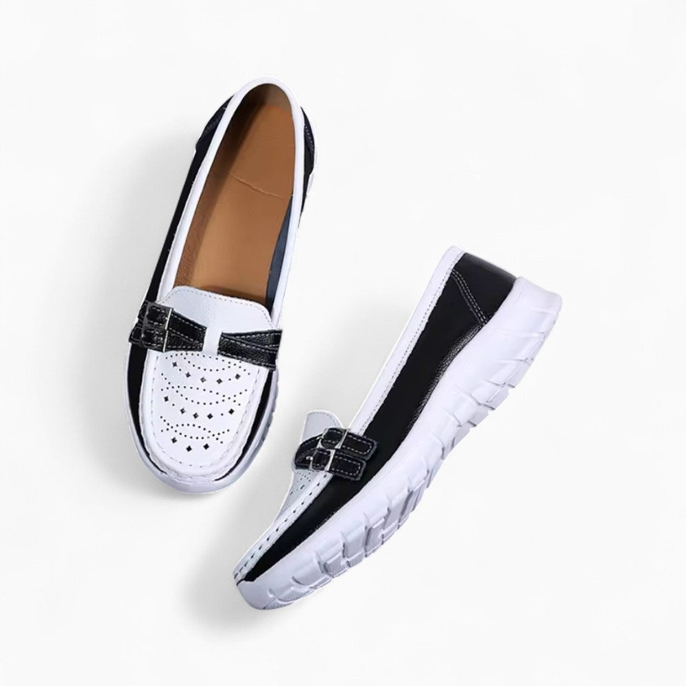 Women's Open-Toe Wedge Heel Loafers