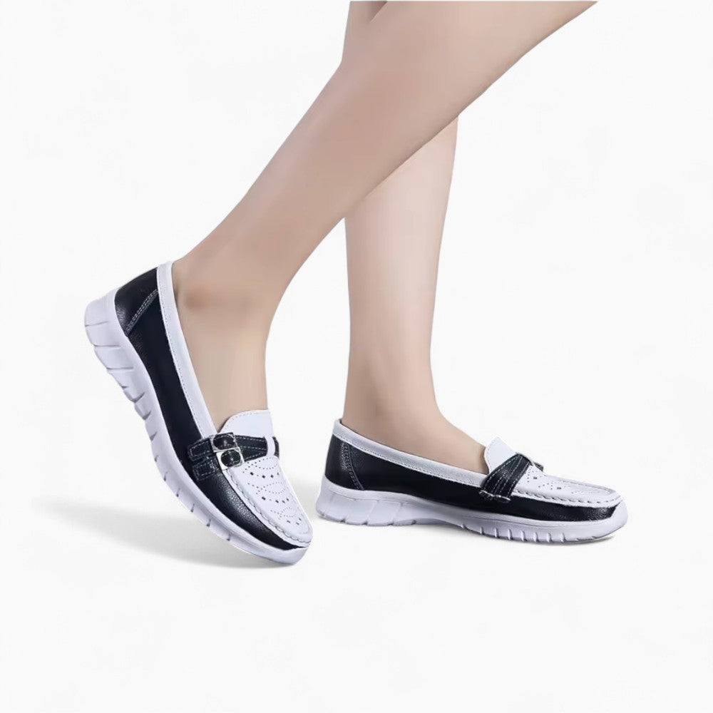 Women's Open-Toe Wedge Heel Loafers