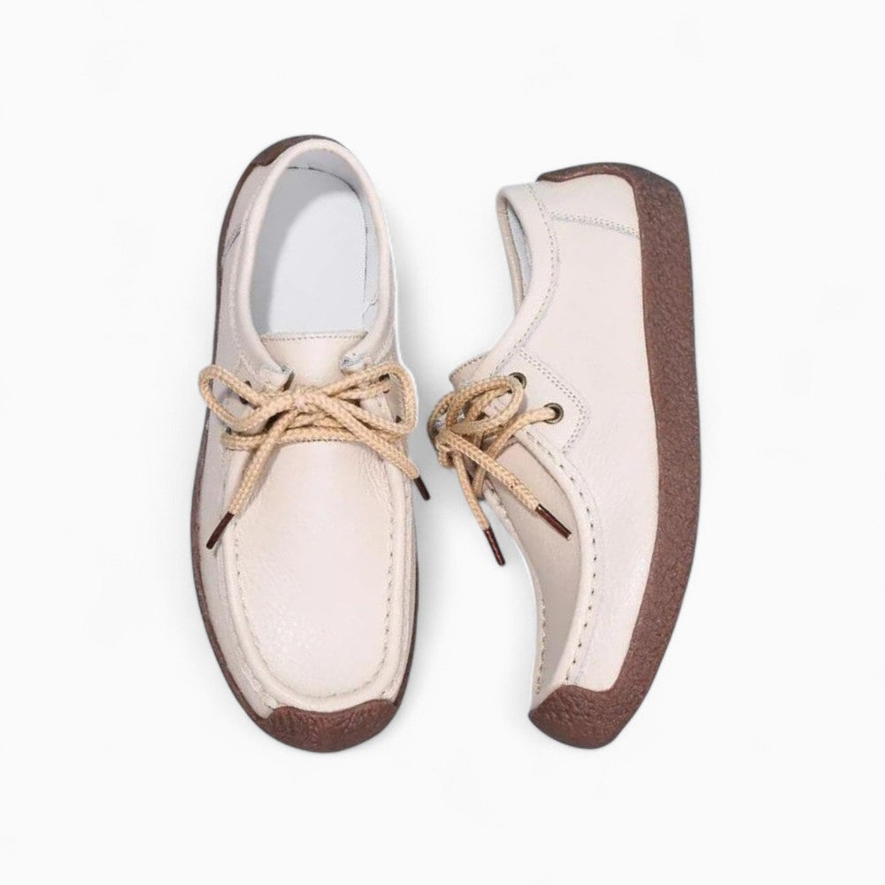 Women's Lace-Up Flat Loafers