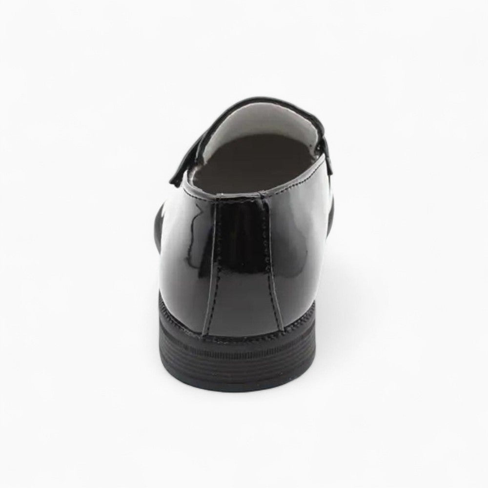 Versatile Patent Leather Loafers for Boys