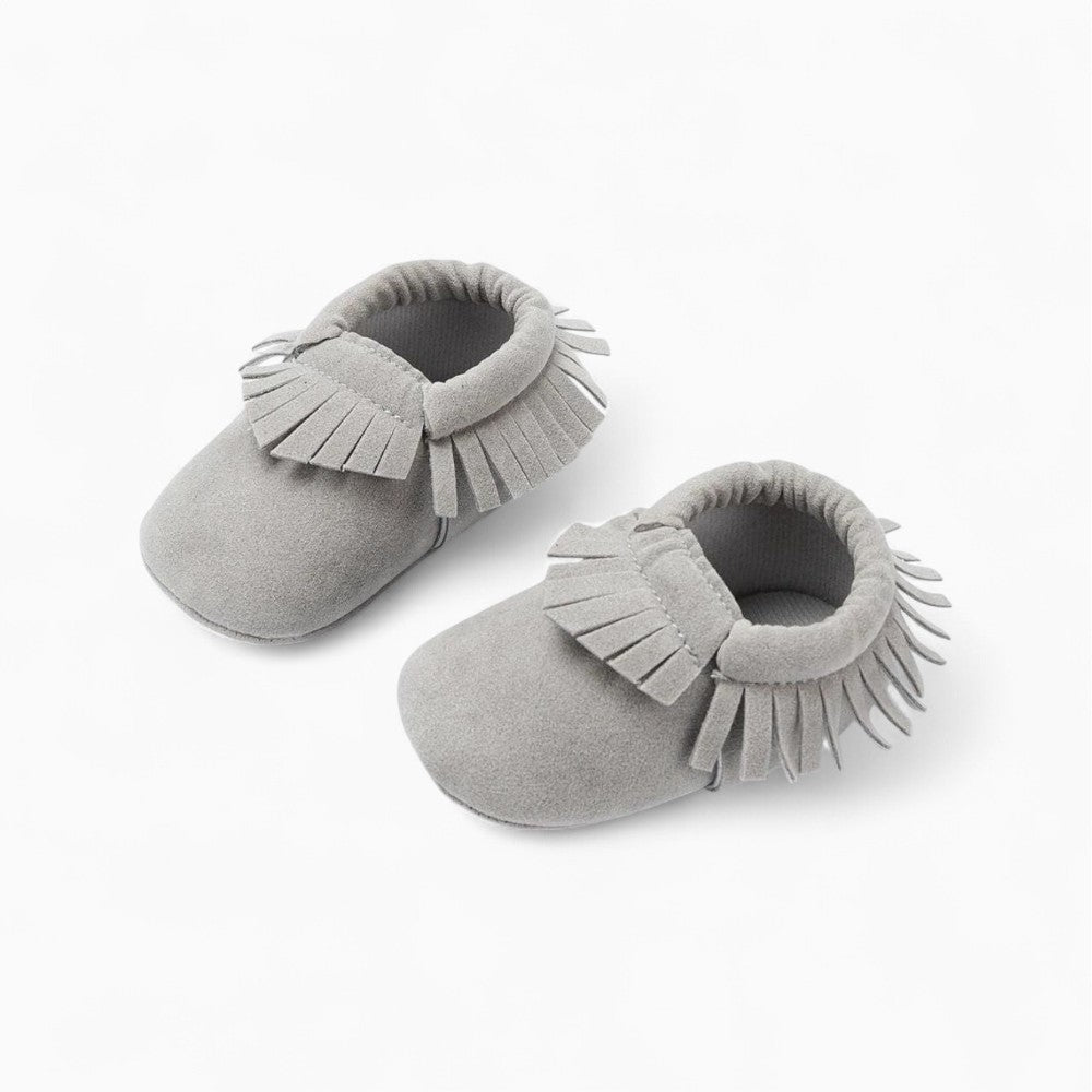 First Steps Cotton Loafers for Baby