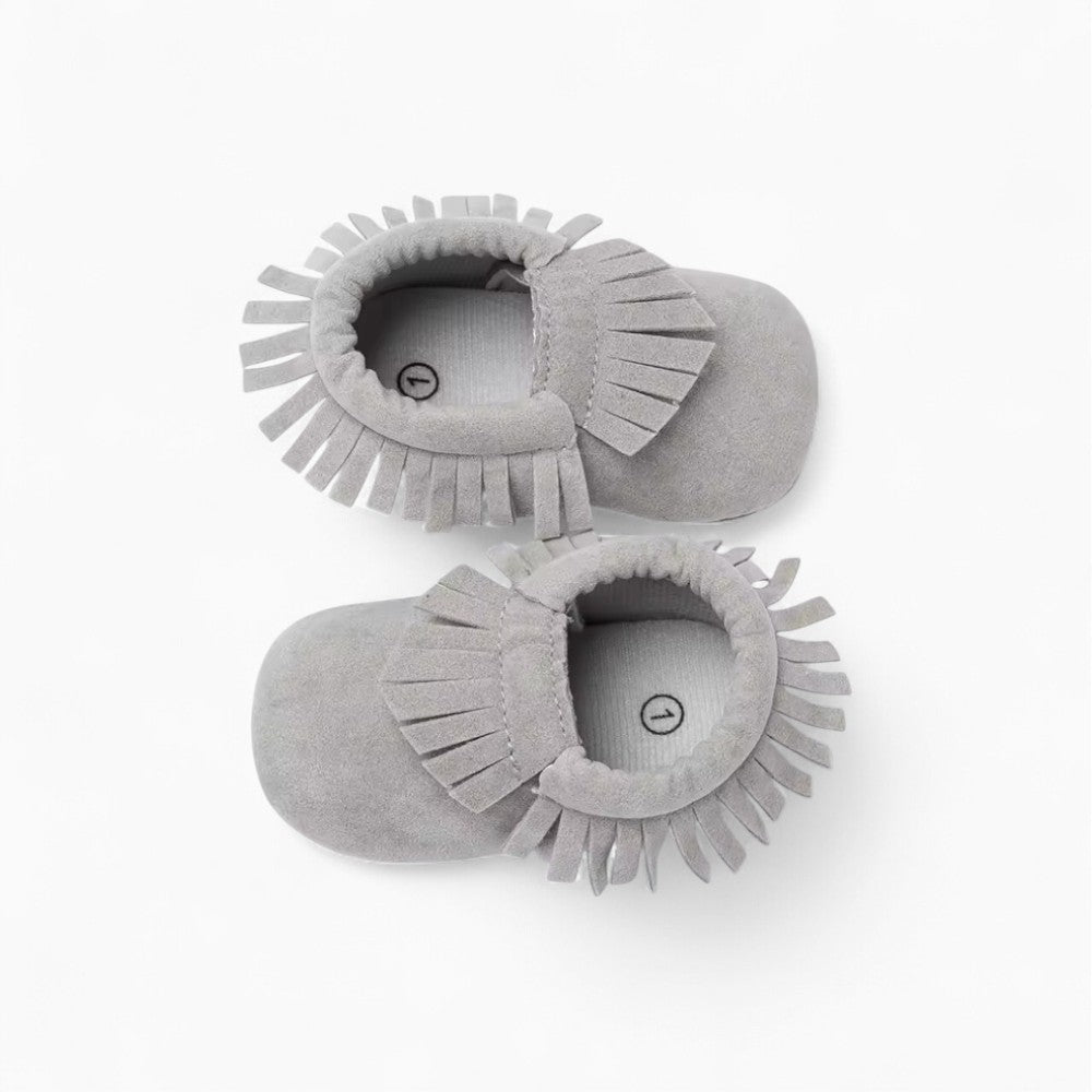 First Steps Cotton Loafers for Baby