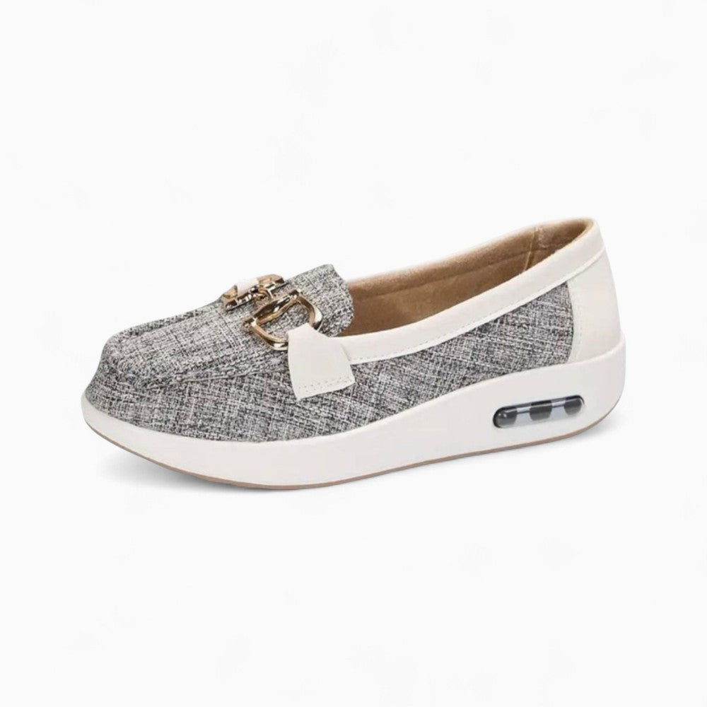 Women's Open-Toe Orthopedic Loafers with Wedge Soles