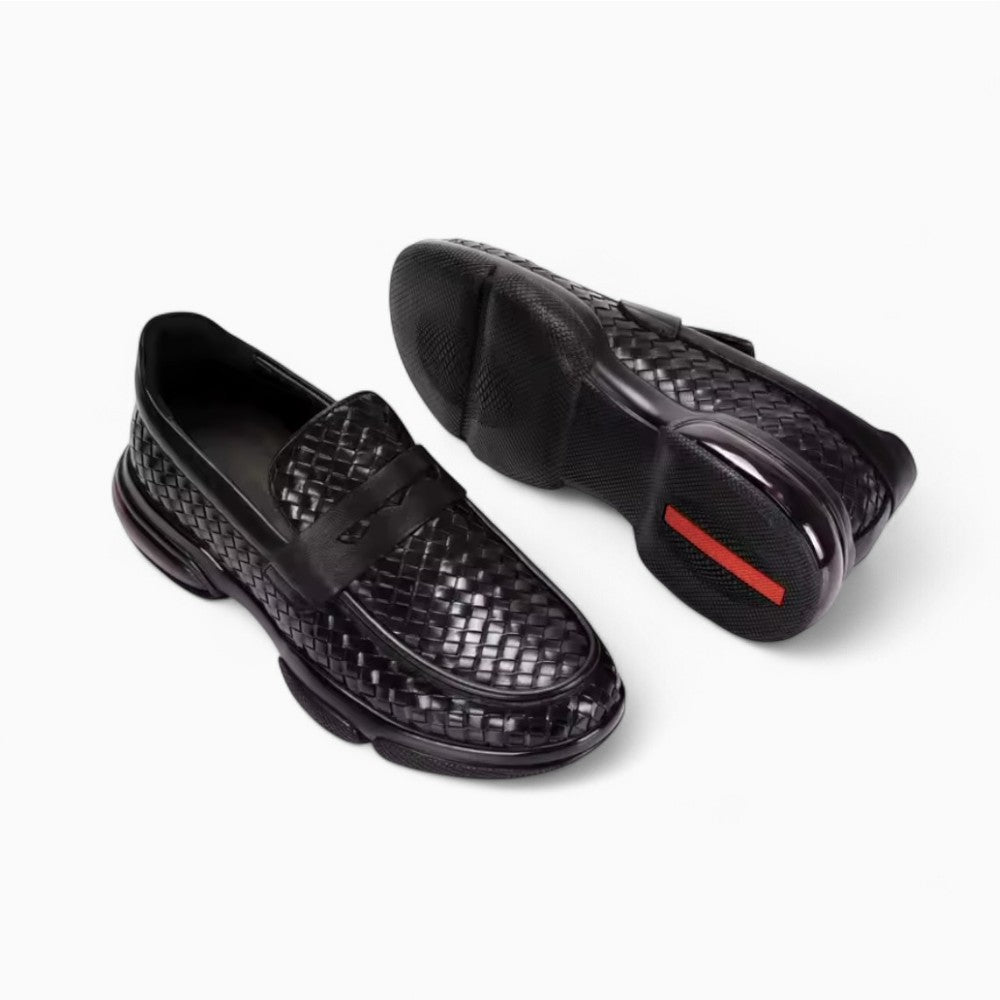 Leather Orthopedic Platform Loafers