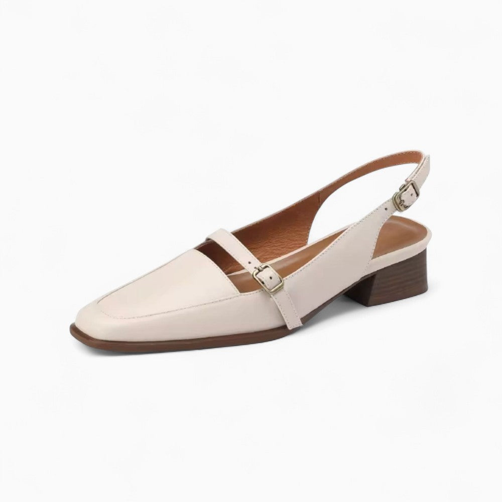 Women's Square Heel Loafer Mule