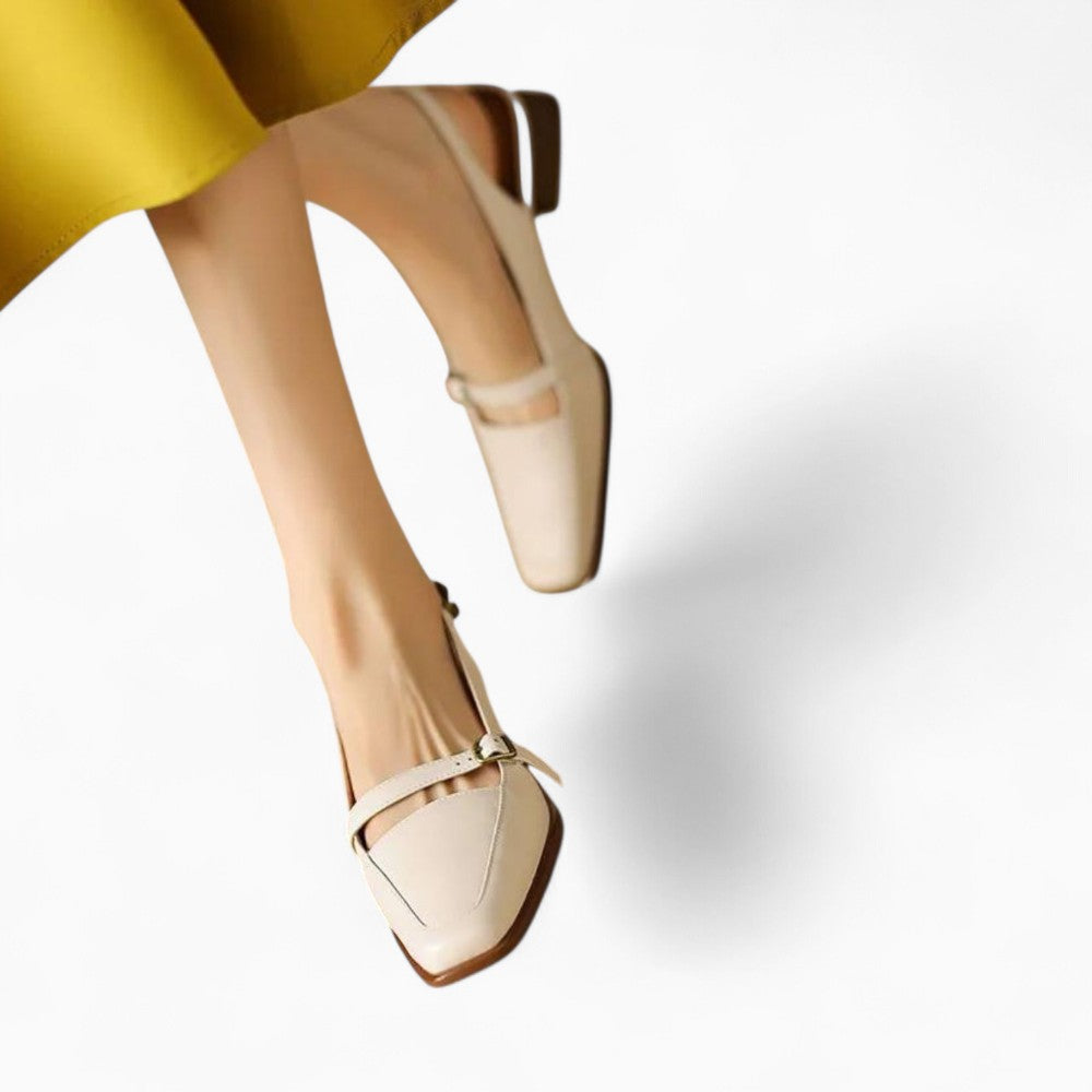 Women's Square Heel Loafer Mule