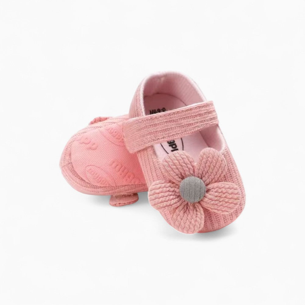 Cute Floral Loafers for Baby Girls