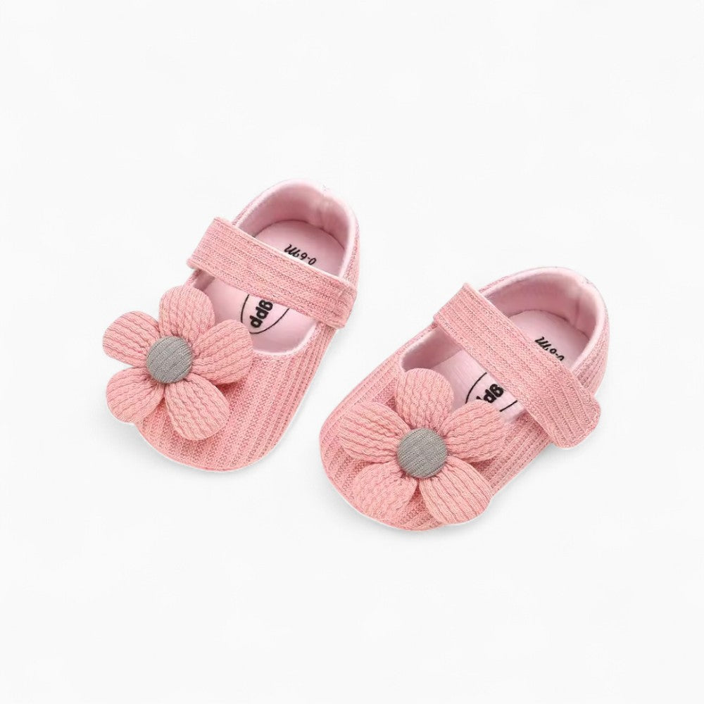 Cute Floral Loafers for Baby Girls