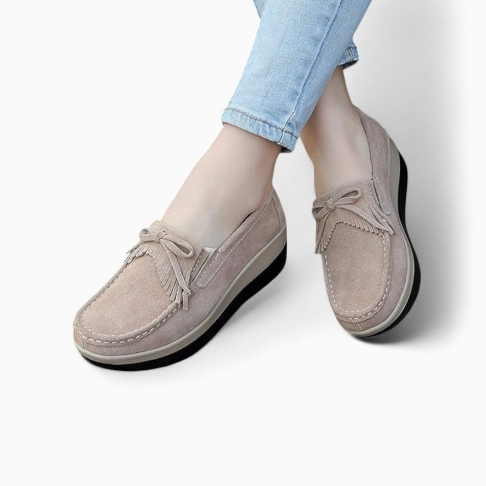 Indian High Loafers with Decorative Feathers