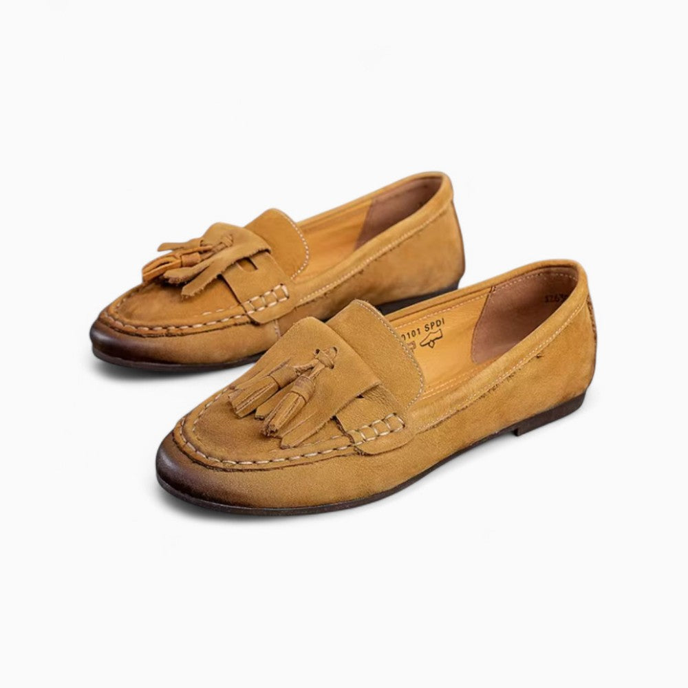 Indian Suede Loafers with Tassels