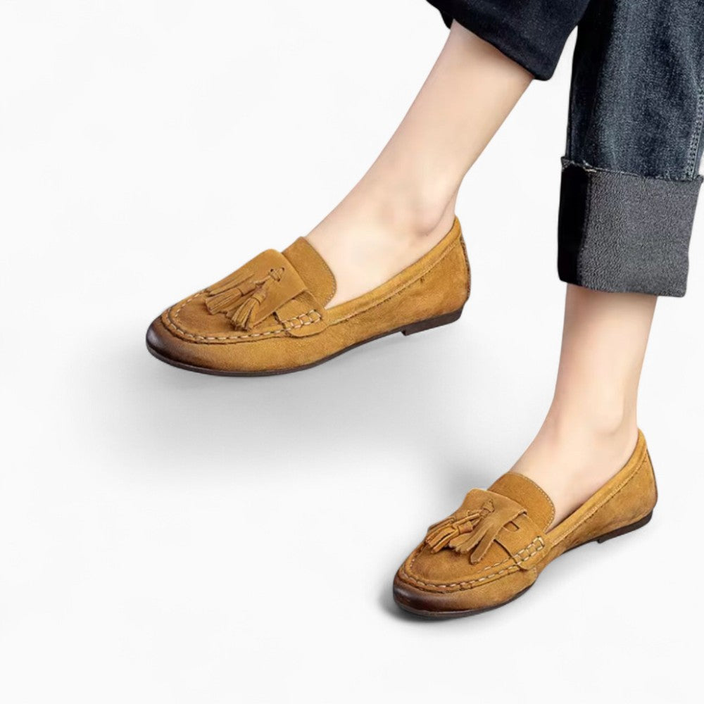 Indian Suede Loafers with Tassels