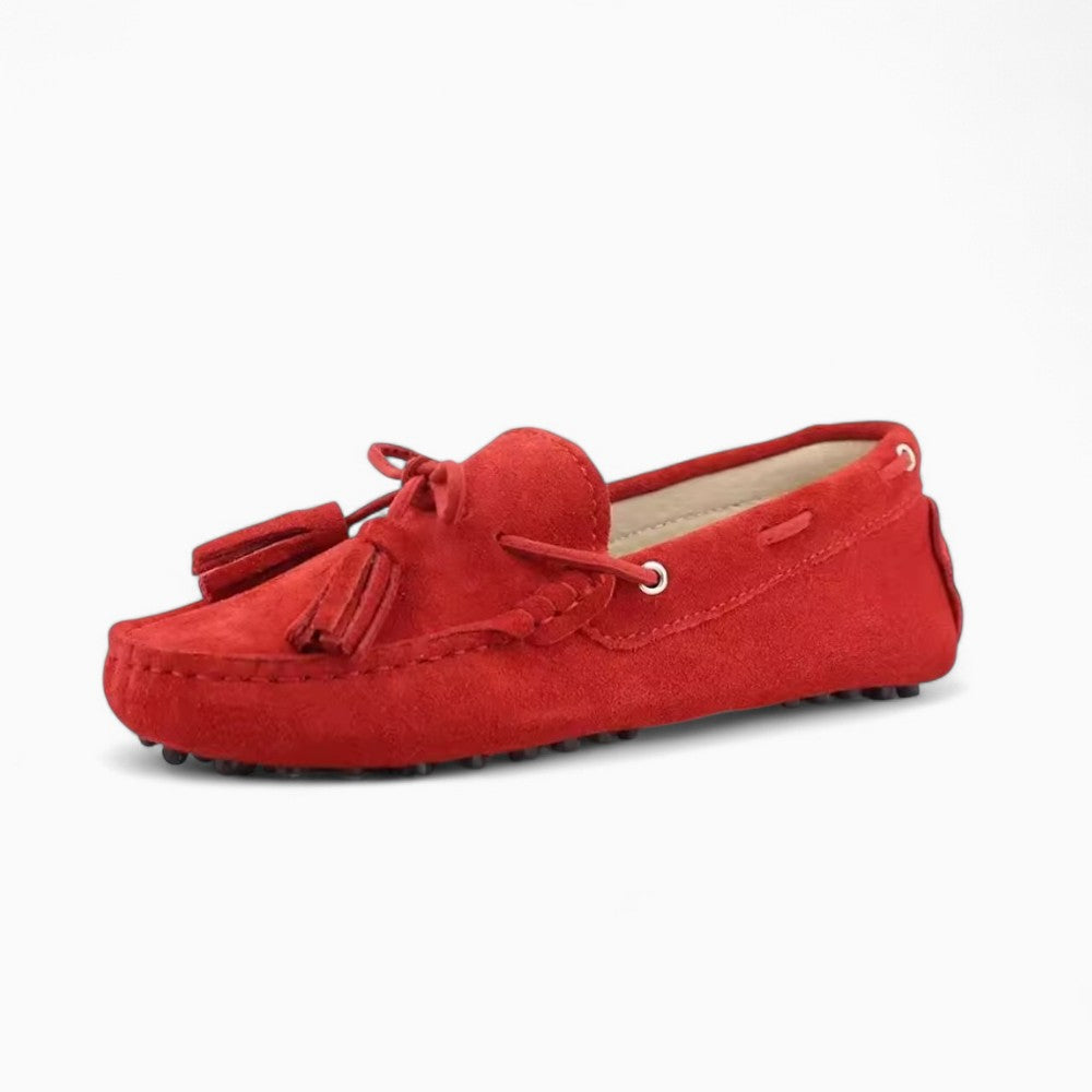 Fringed and Buckled Indian Loafers