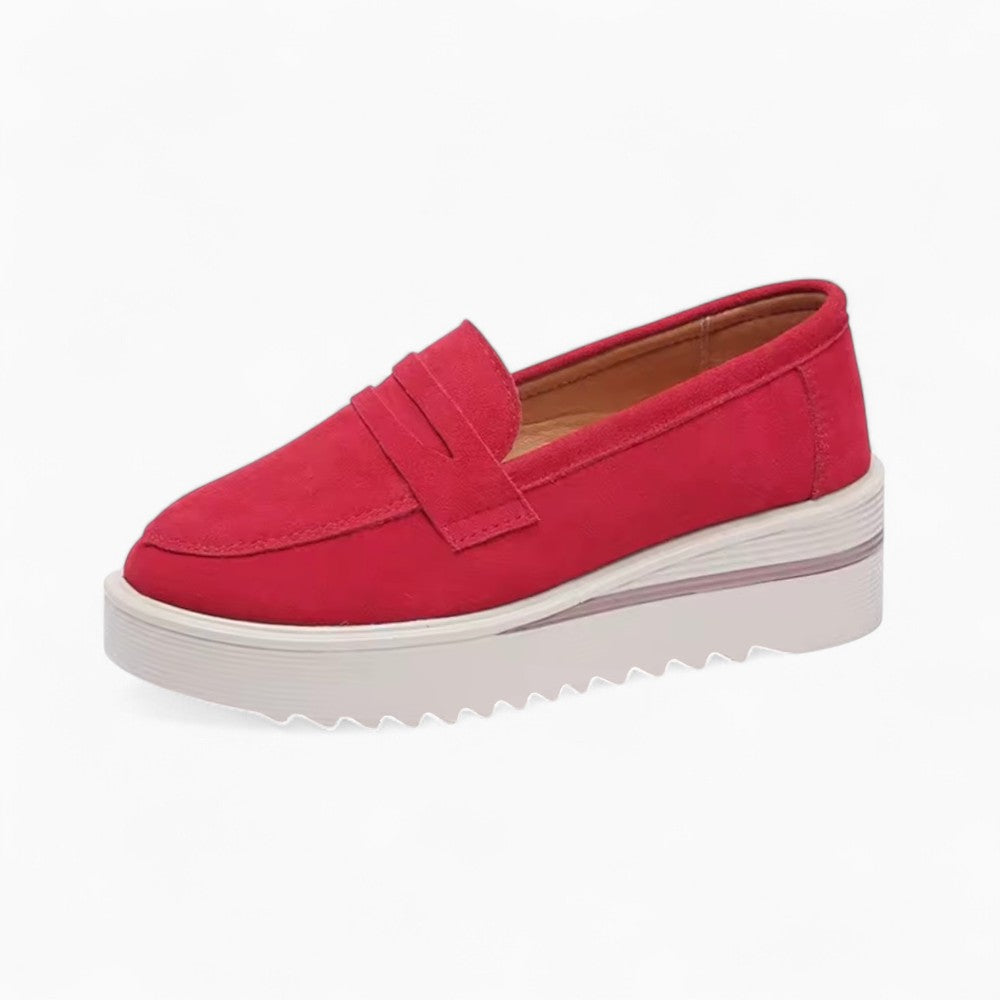 Thick Platform Wedge Loafers for Women
