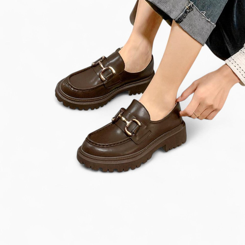 Easy Slip-On Leather Loafers for Women