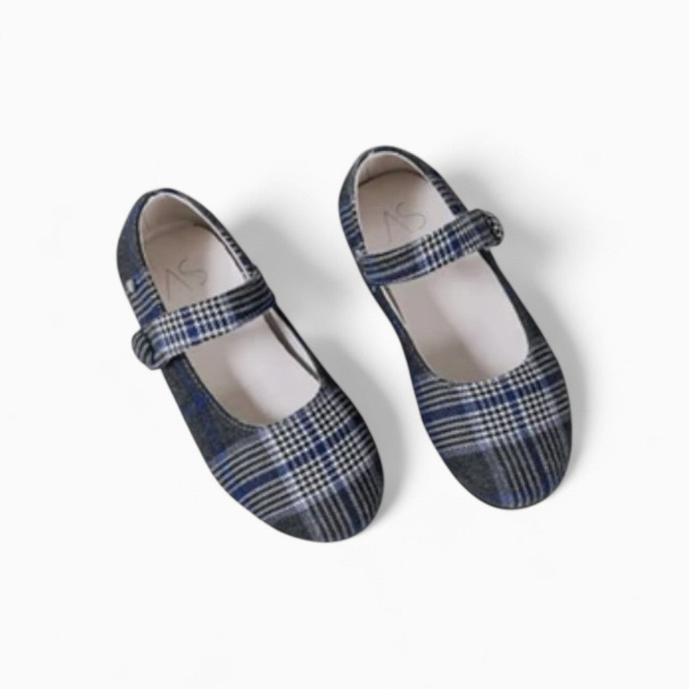 Soft Dressy Plaid Loafers for Baby