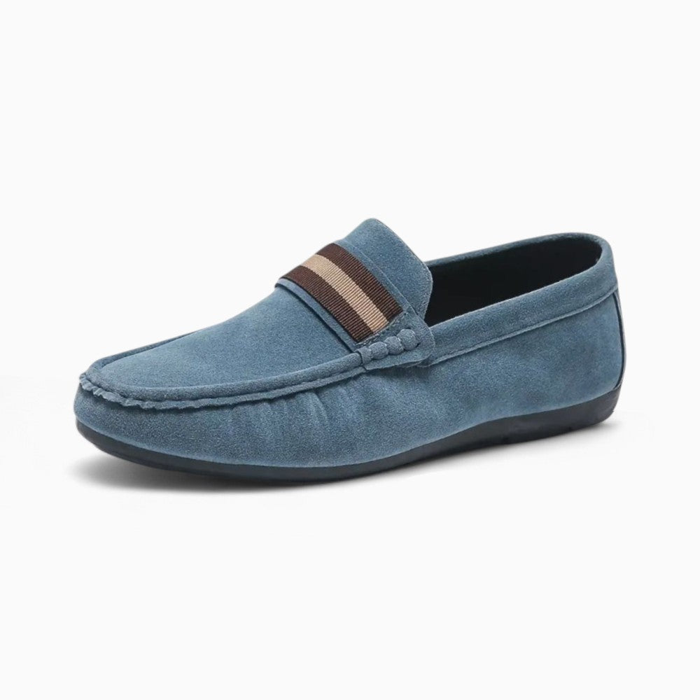 Synthetic Suede Loafers with an Original Design for Men