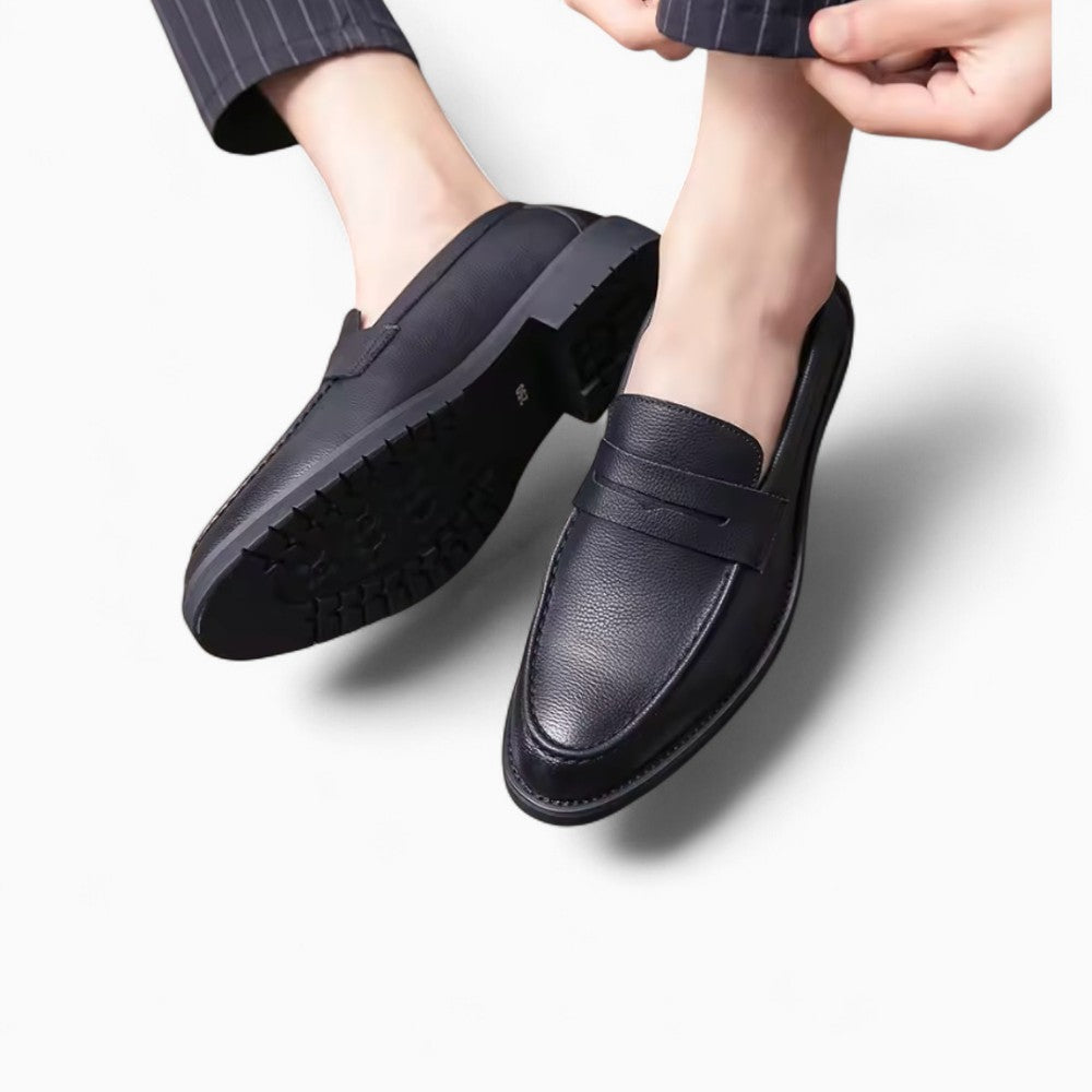 Leather Formal Loafers for Men