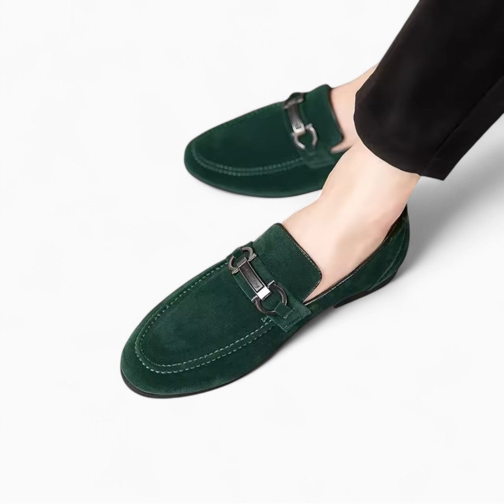 Classic Suede Effect Loafers for Men