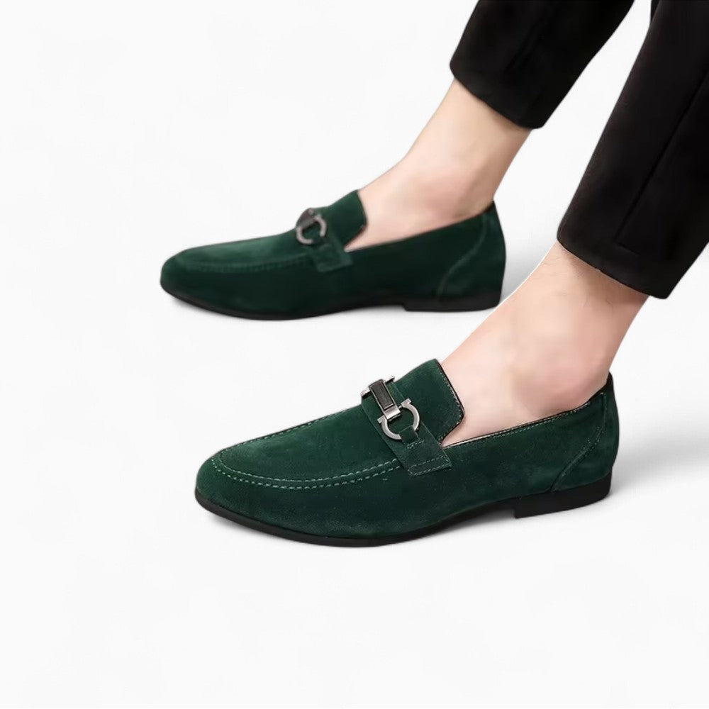 Classic Suede Effect Loafers for Men