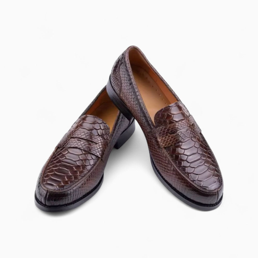 Men's Casual Brown Genuine Leather Loafers