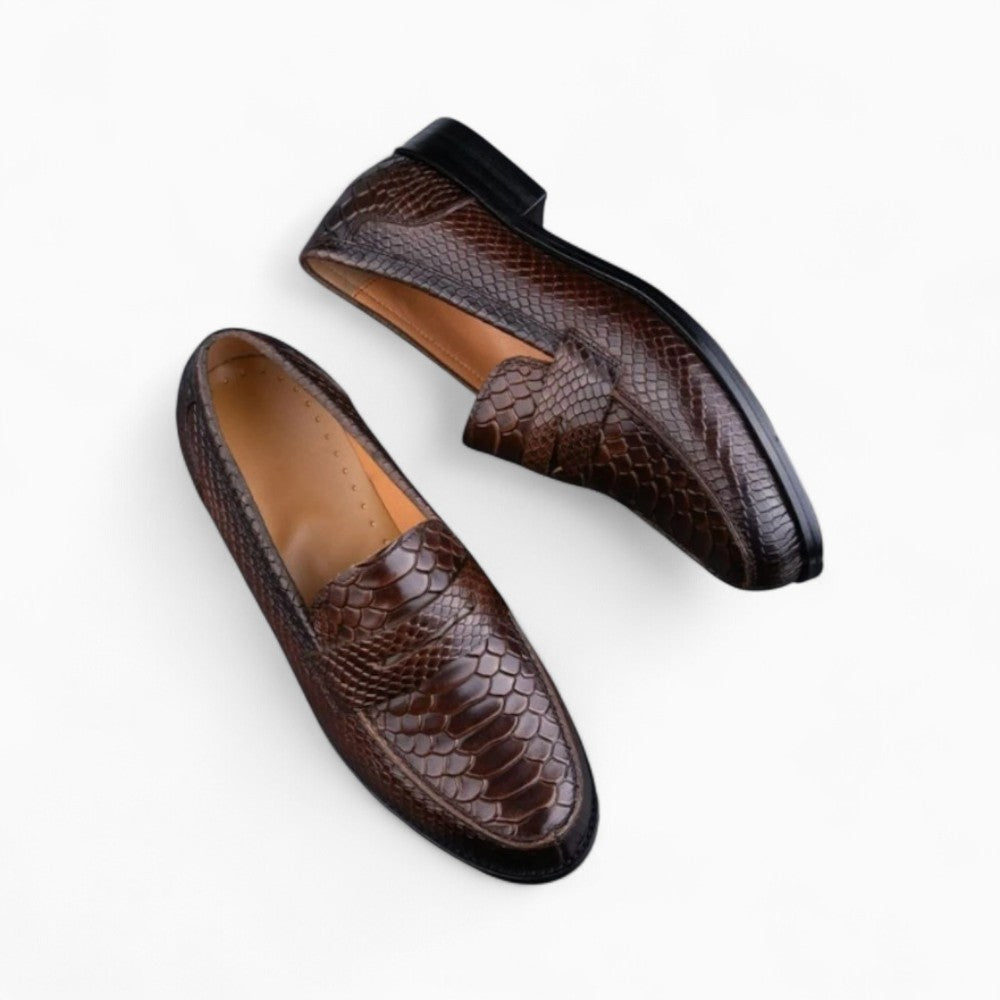 Men's Casual Brown Genuine Leather Loafers