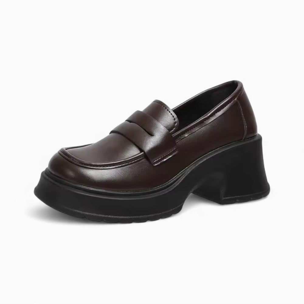 Women's British Style Platform Loafers