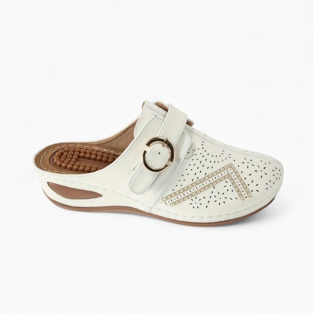 Wedge Loafers and Decorative Elements for Women