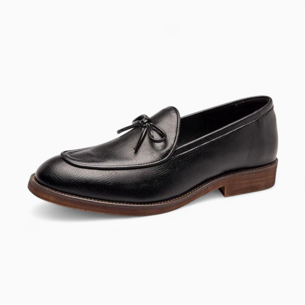 Men's Leather Lace-Up Boat Loafers