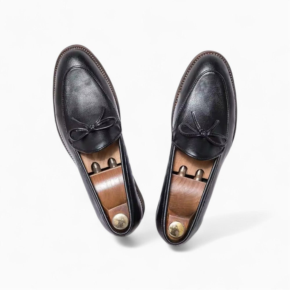 Men's Leather Lace-Up Boat Loafers