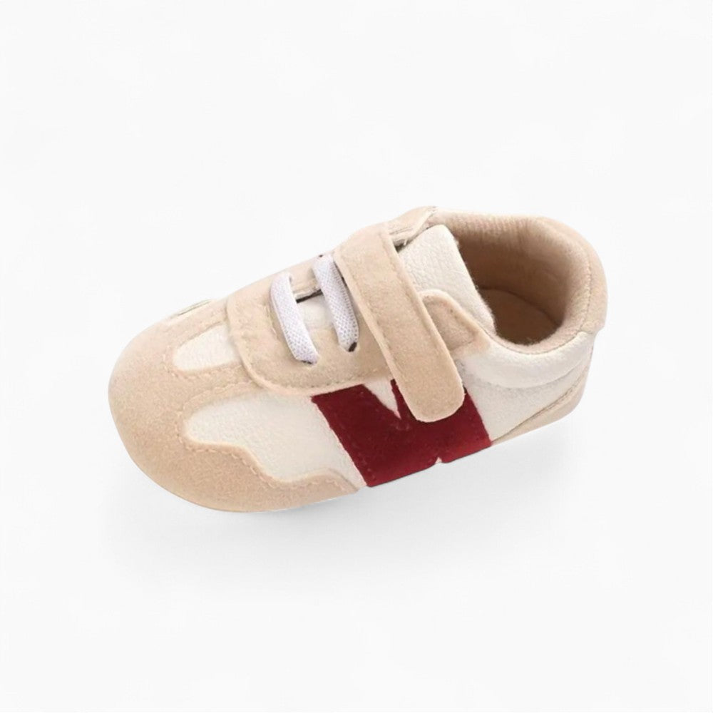Baby Loafers with a Baseball Design