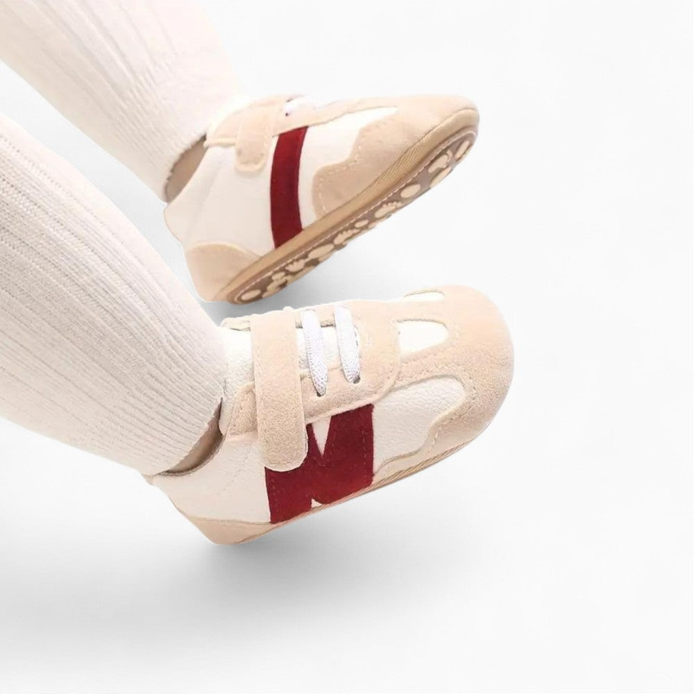 Baby Loafers with a Baseball Design