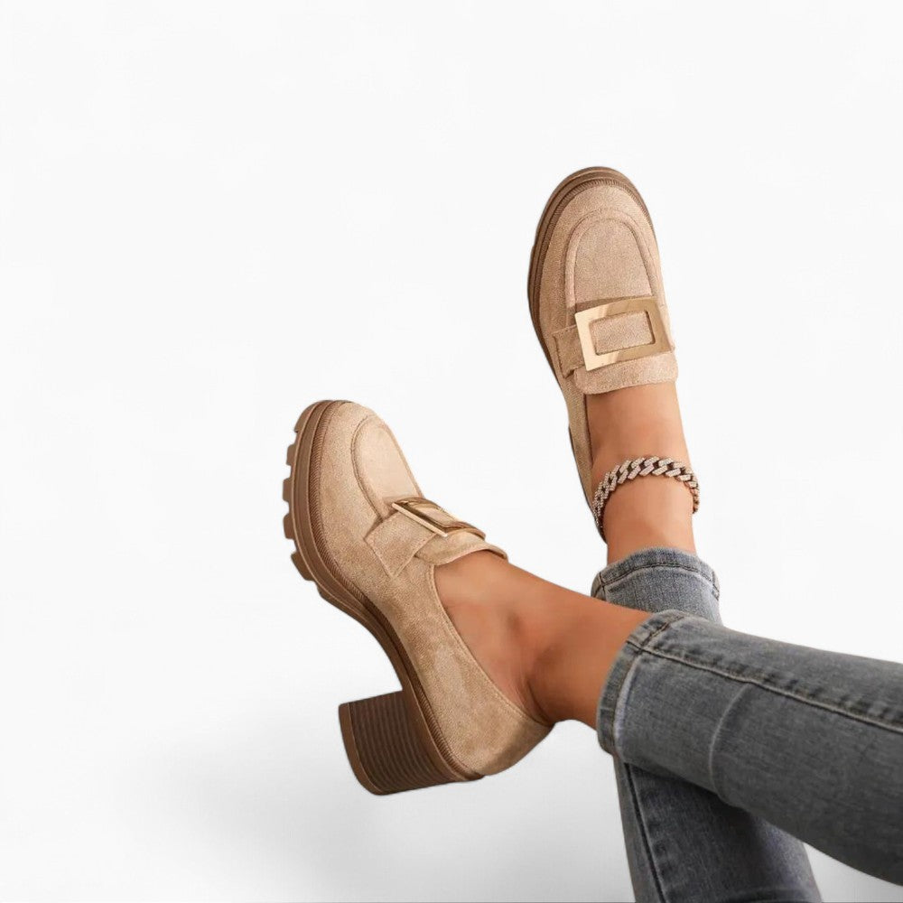 High Heeled Loafers for Women