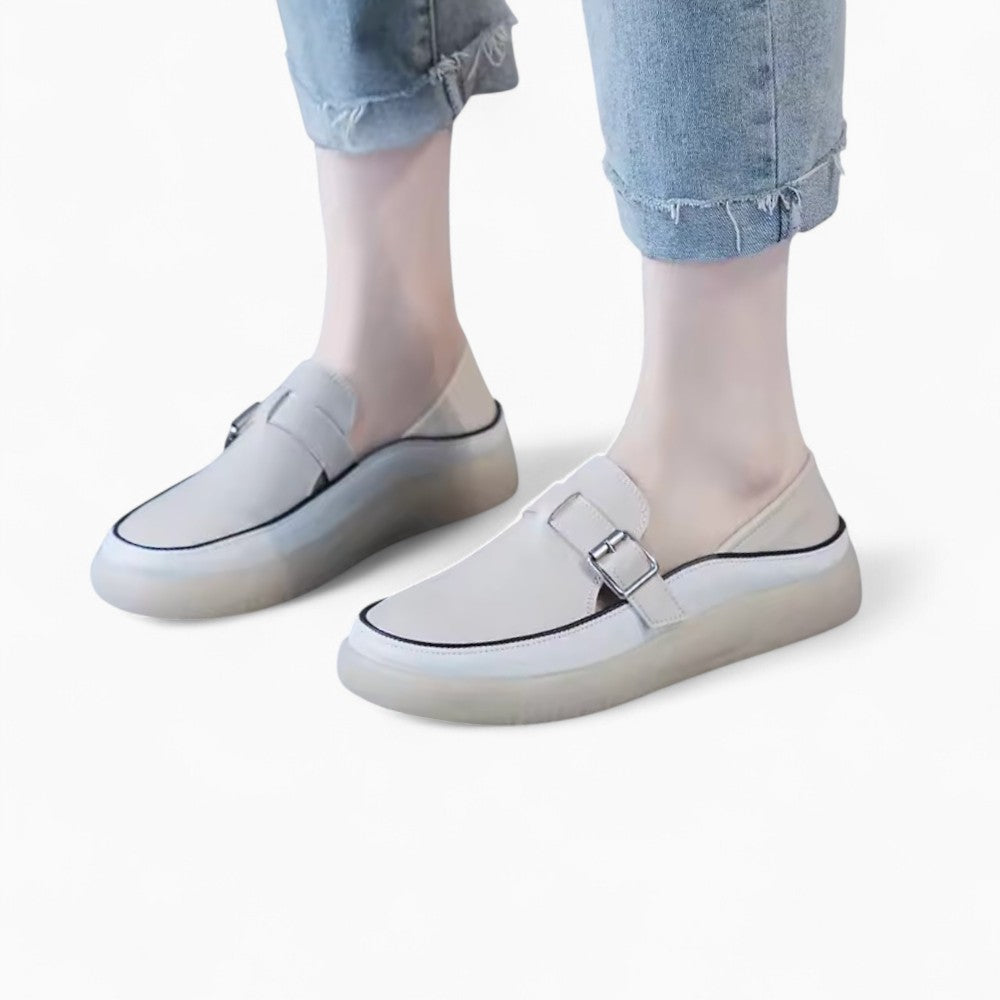 Women’s Thick Sole Leather Loafers
