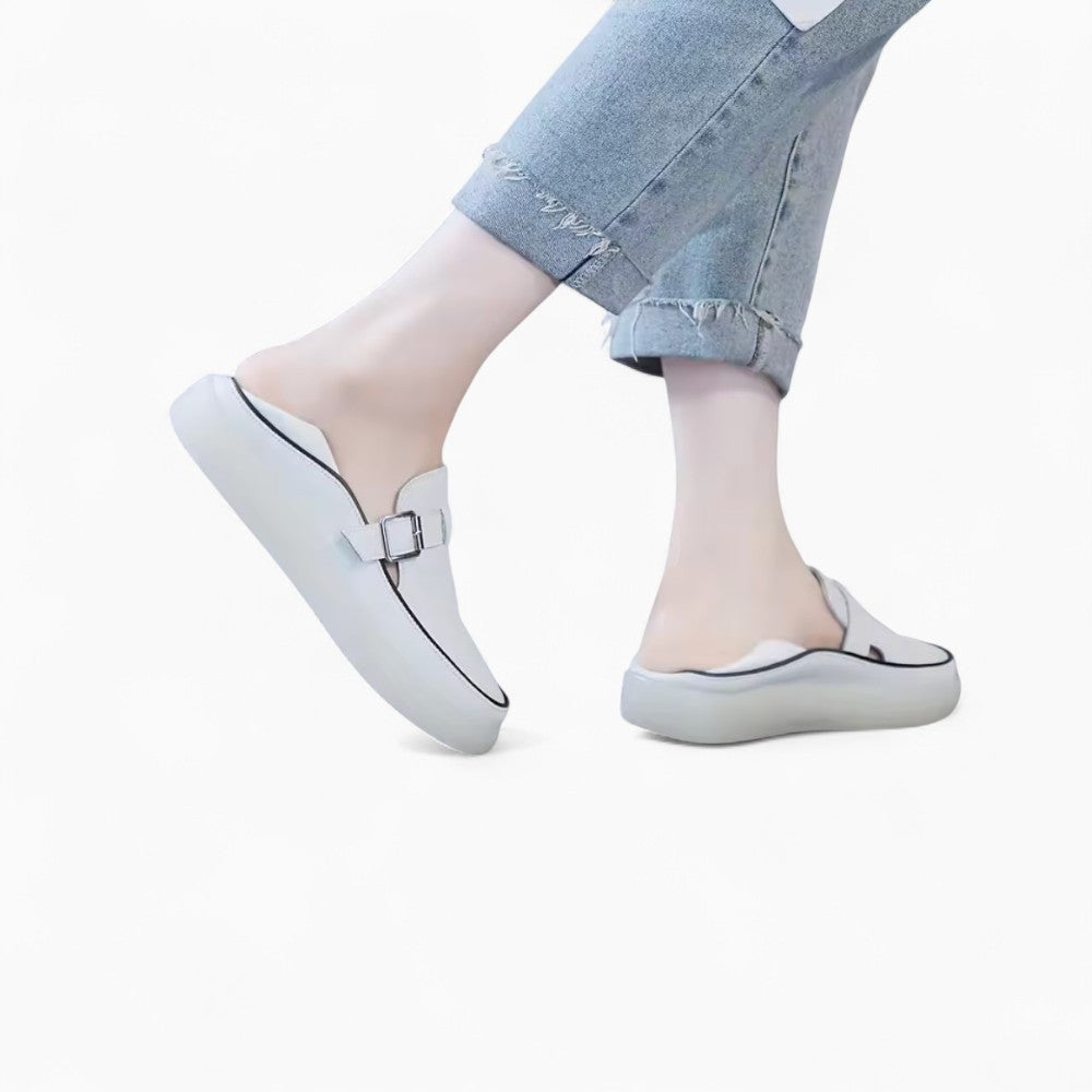 Women’s Thick Sole Leather Loafers