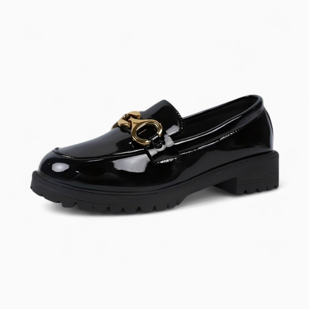 British Style Platform Loafers for Women
