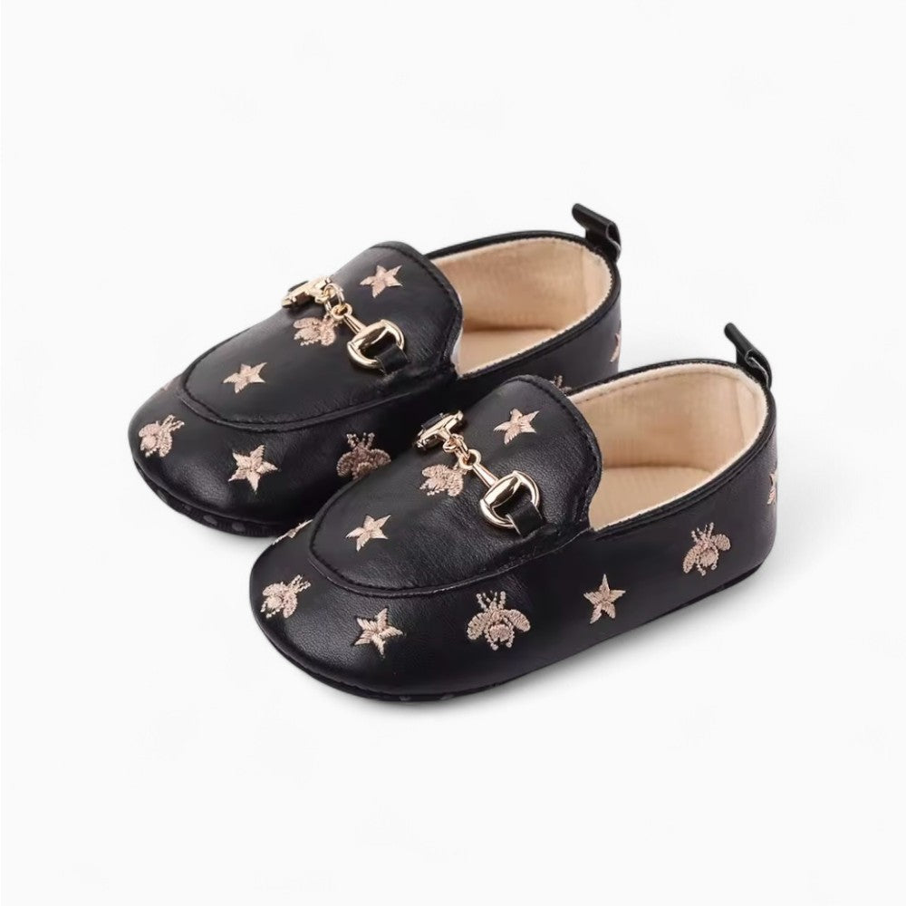 Baby Star Pattern Loafers