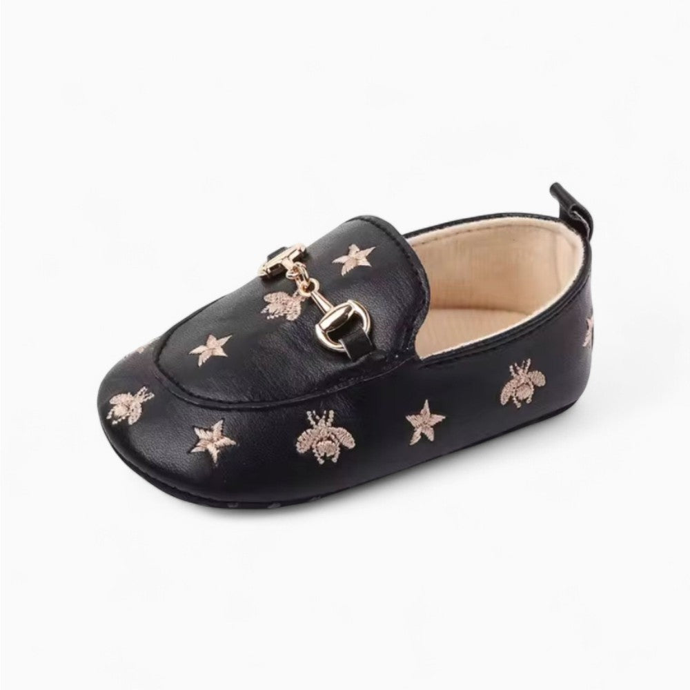 Baby Star Pattern Loafers