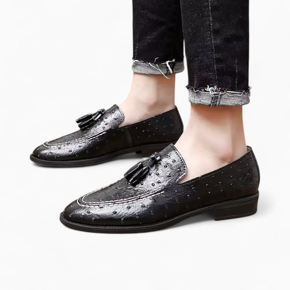 Tasselled Loafers with Elegant Details for Men