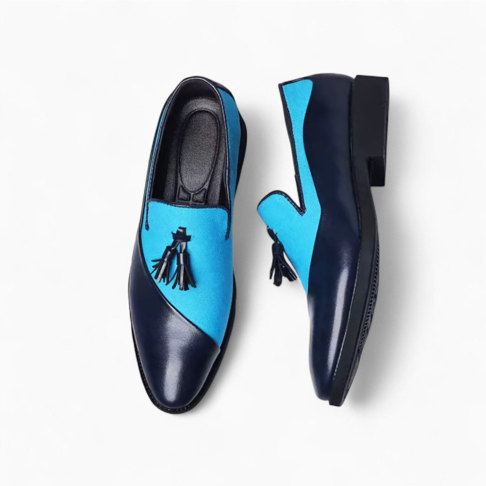 Loafers with Tassels in Suede, Available in Multiple Colours for Men